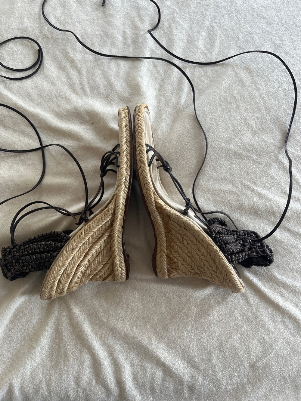Max Mara Bohemian Espadrille Heel Size 40 US 10 - Picture 8 of 9